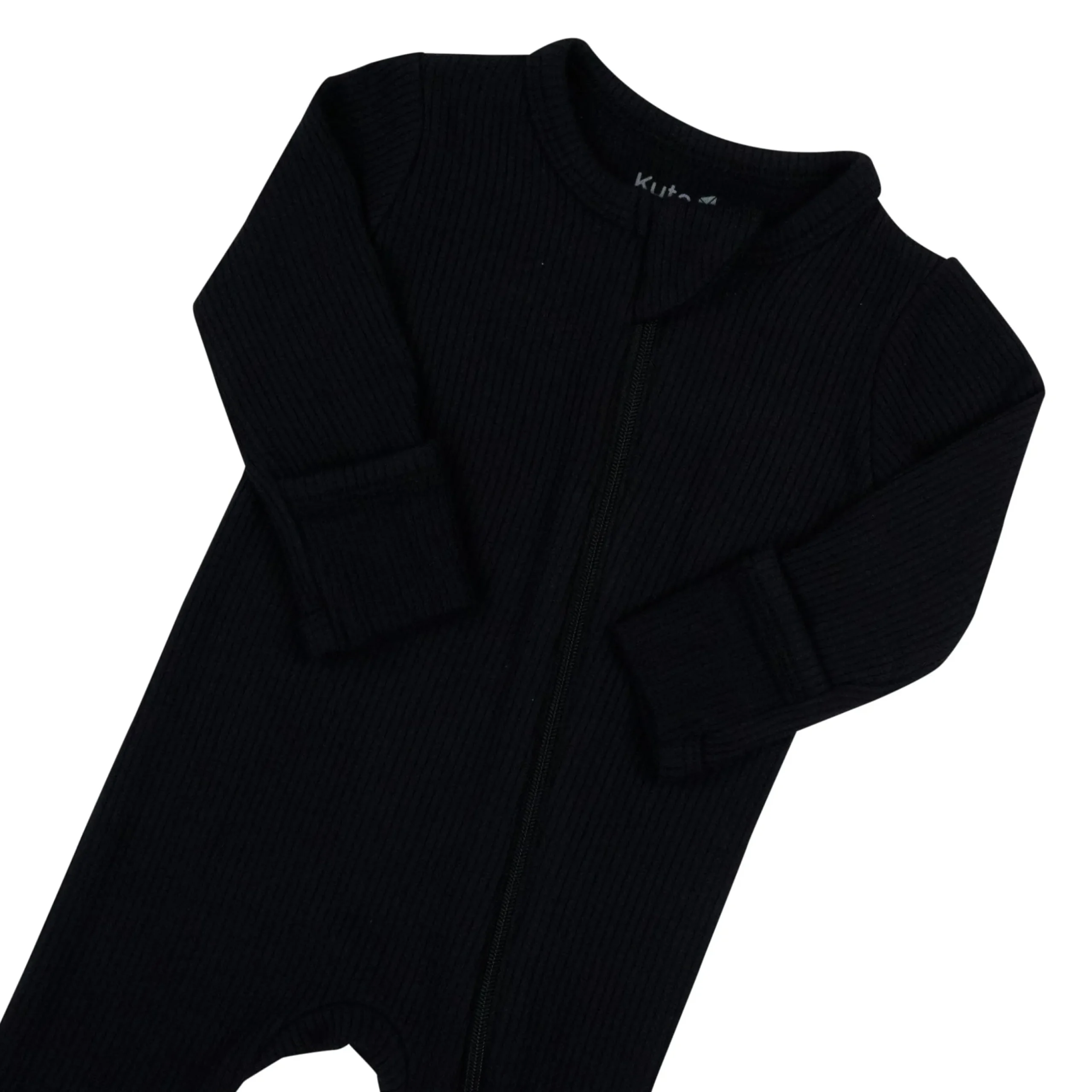 Discount Kyte Baby Ribbed Zipper Footie in Midnight