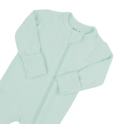 Online Kyte Baby Ribbed Zipper Footie in Sage