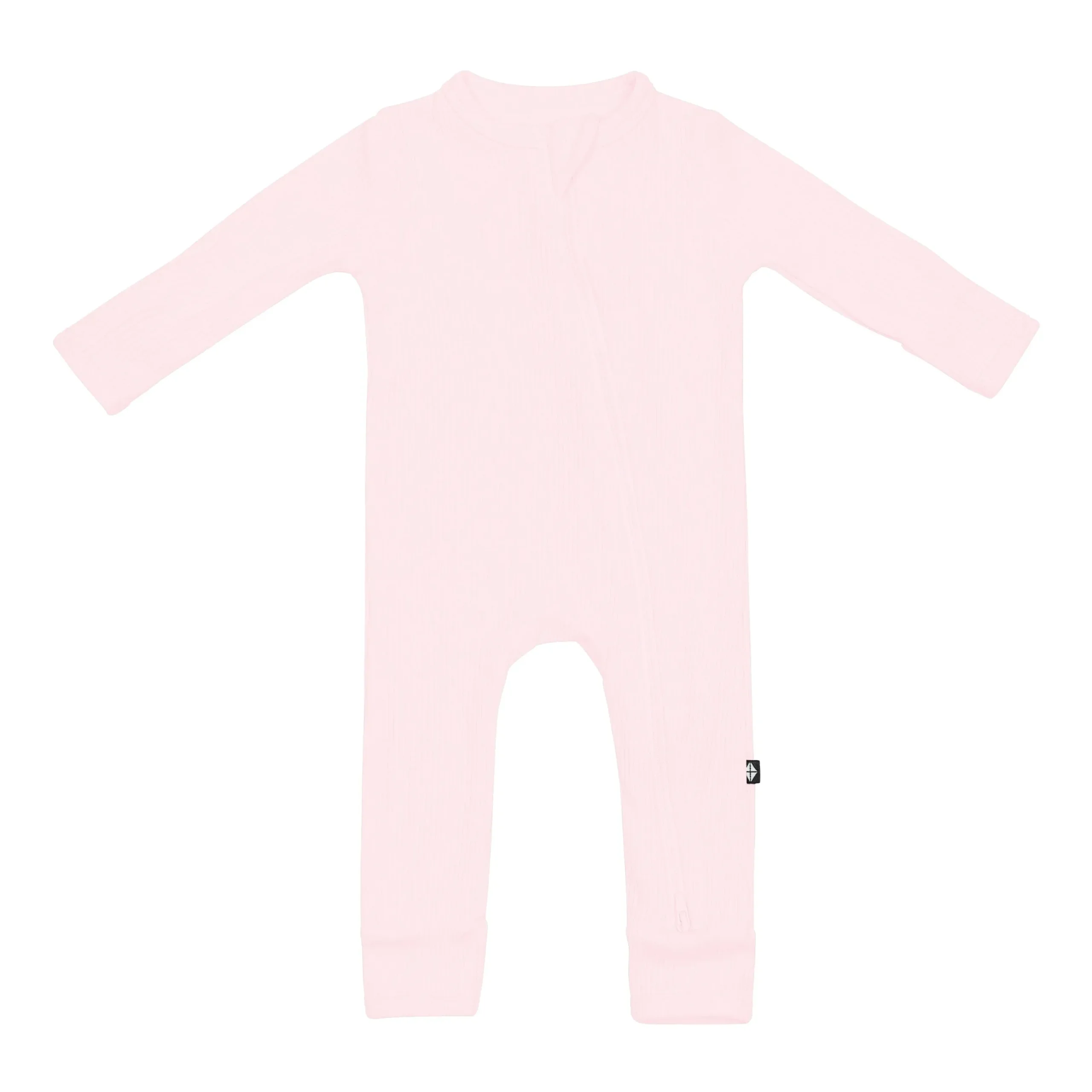 Outlet Kyte Baby Ribbed Zipper Romper in Sakura
