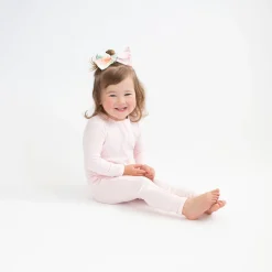 Outlet Kyte Baby Ribbed Zipper Romper in Sakura