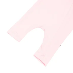Sale Kyte Baby Ribbed Zippered Sleeveless Romper in Sakura