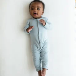 Hot Kyte Baby Romper in Fog