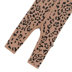 Best Kyte Baby Romper in Latte Leopard