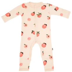 Clearance Kyte Baby Romper in Peach