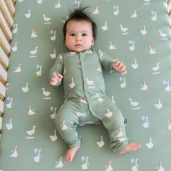 New Kyte Baby Romper in Silly Goose