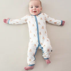 Clearance Kyte Baby Romper in Teddy Bear