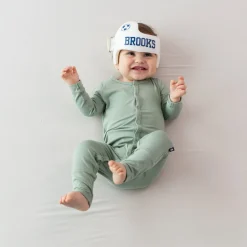 Sale Kyte Baby Romper in Thyme