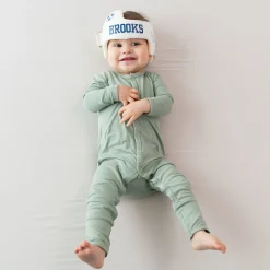 Sale Kyte Baby Romper in Thyme