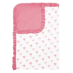 Kyte Baby Ruffle Toddler Blanket in 0.5 Bow