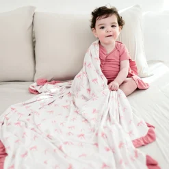 Kyte Baby Ruffle Toddler Blanket in 0.5 Bow
