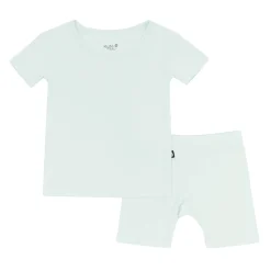New Kyte Baby Short Sleeve Pajamas in Dew
