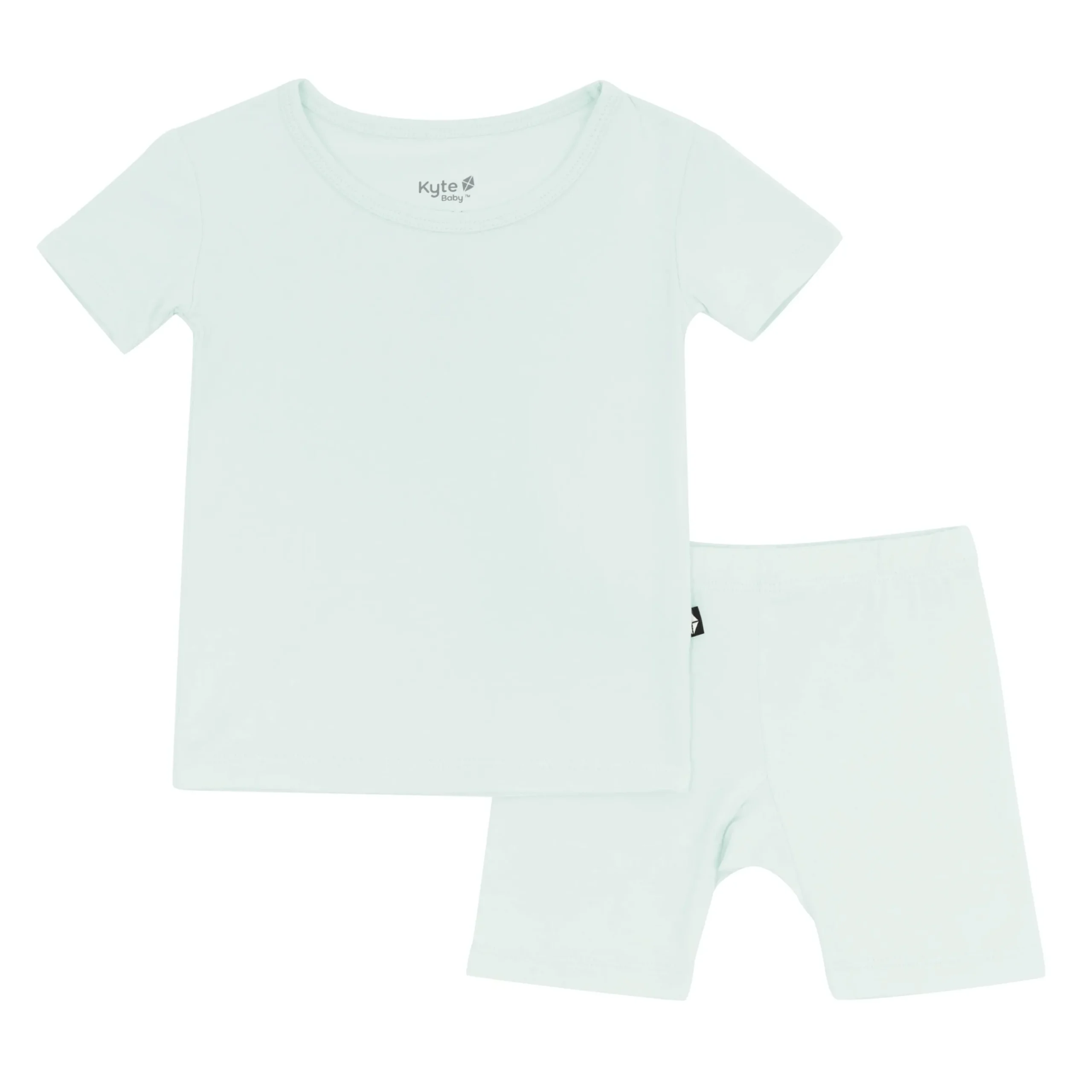 New Kyte Baby Short Sleeve Pajamas in Dew