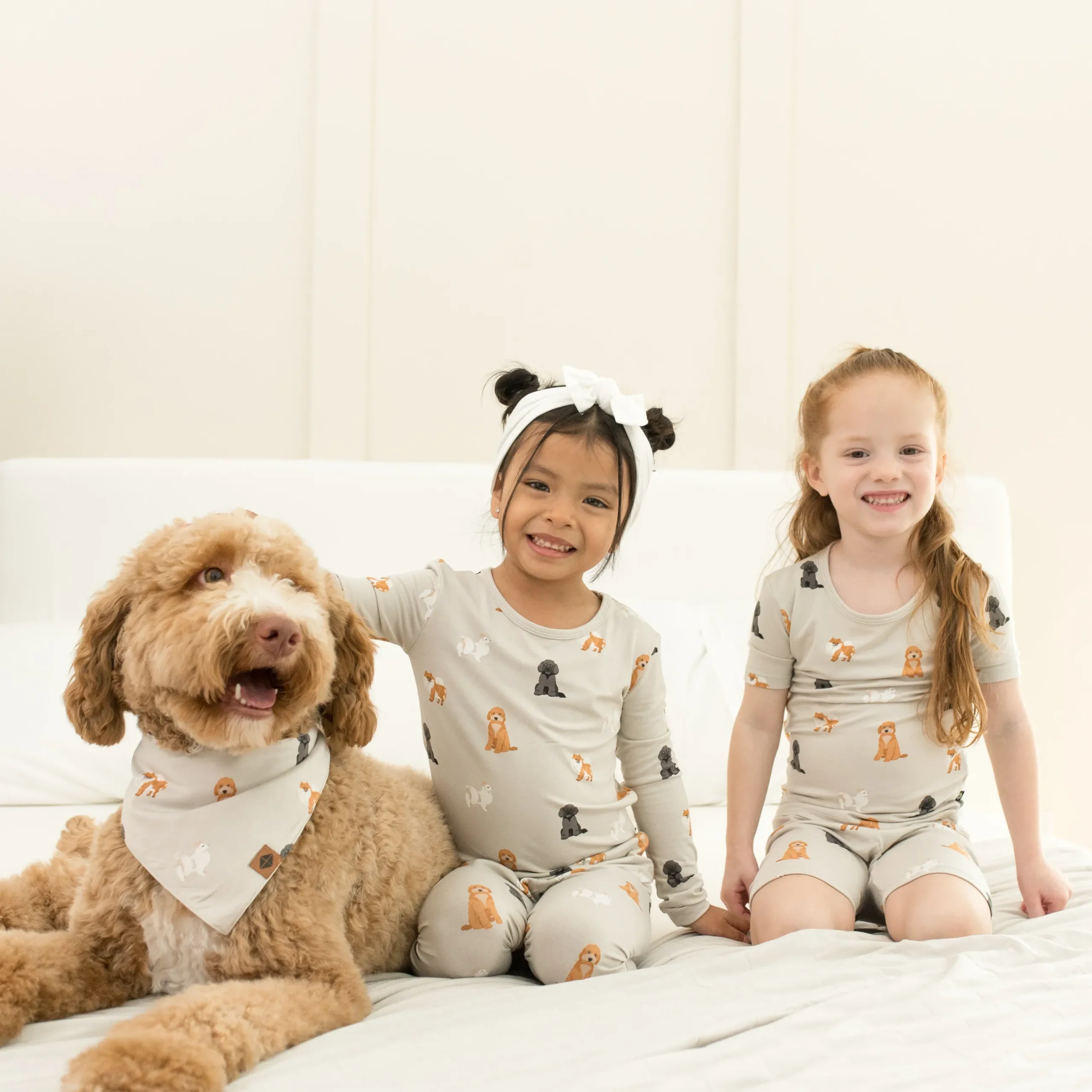 Sale Kyte Baby Short Sleeve Pajamas in Fluffy Dog