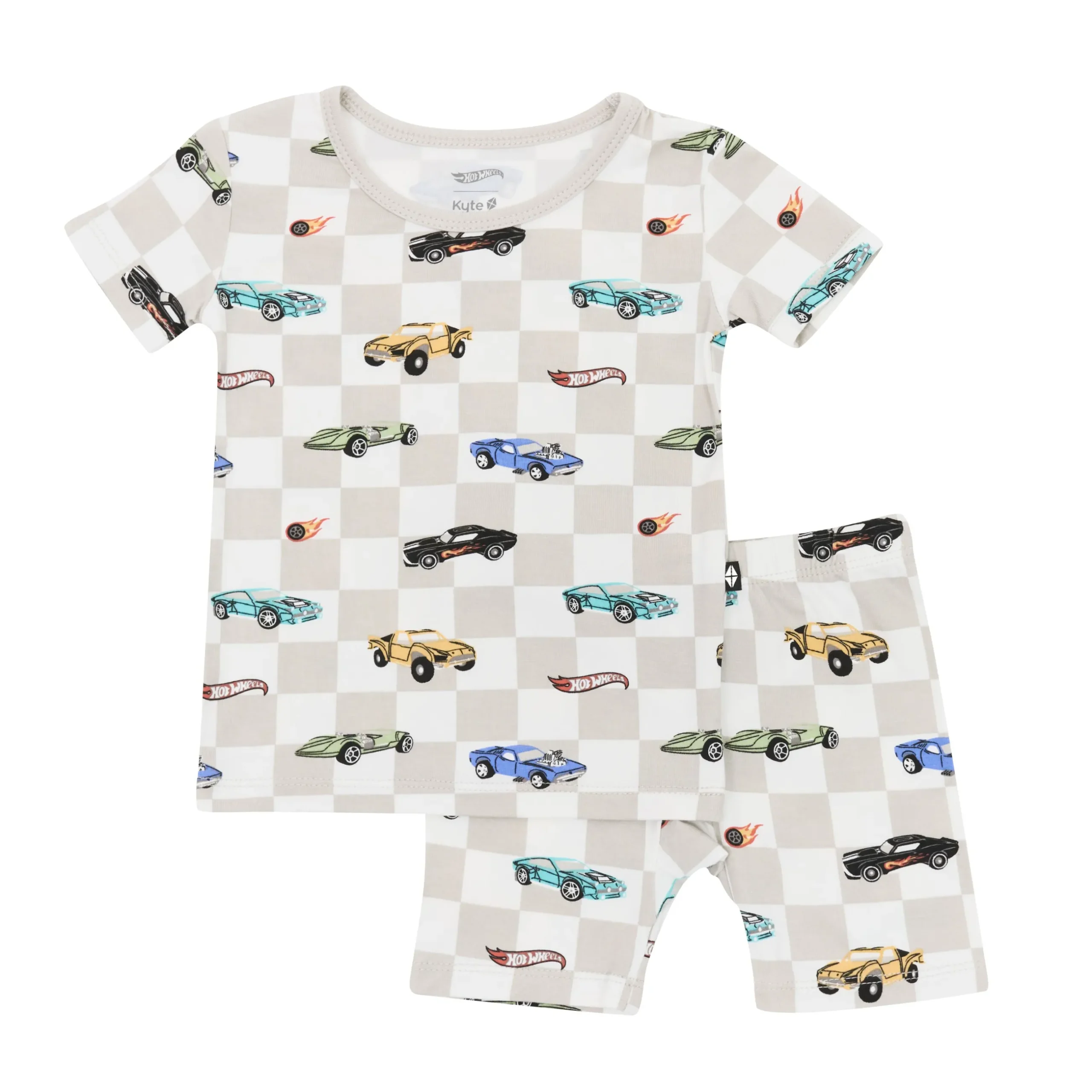 New Kyte Baby Short Sleeve Pajamas in Fast and Fierce