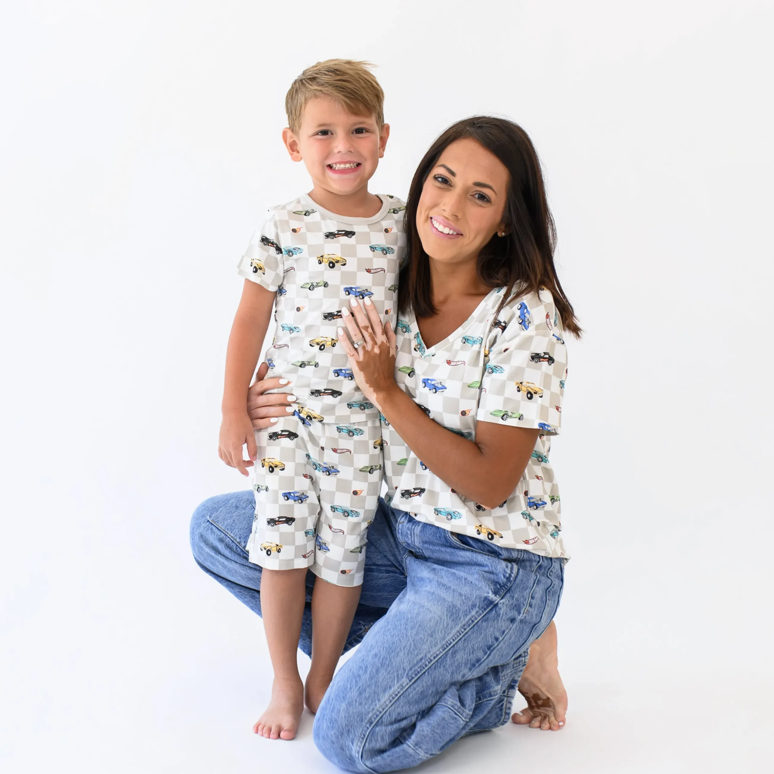 New Kyte Baby Short Sleeve Pajamas in Fast and Fierce