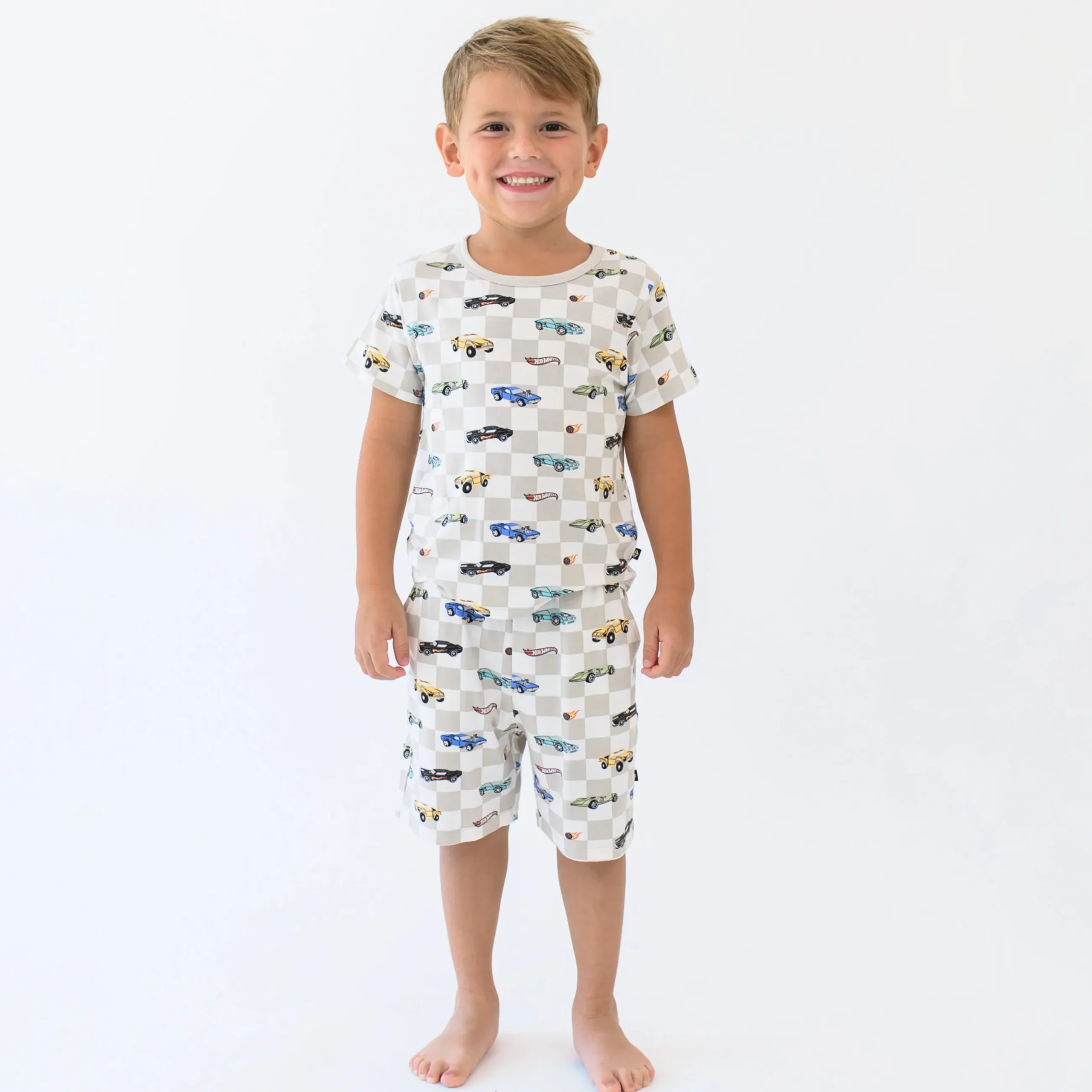 New Kyte Baby Short Sleeve Pajamas in Fast and Fierce