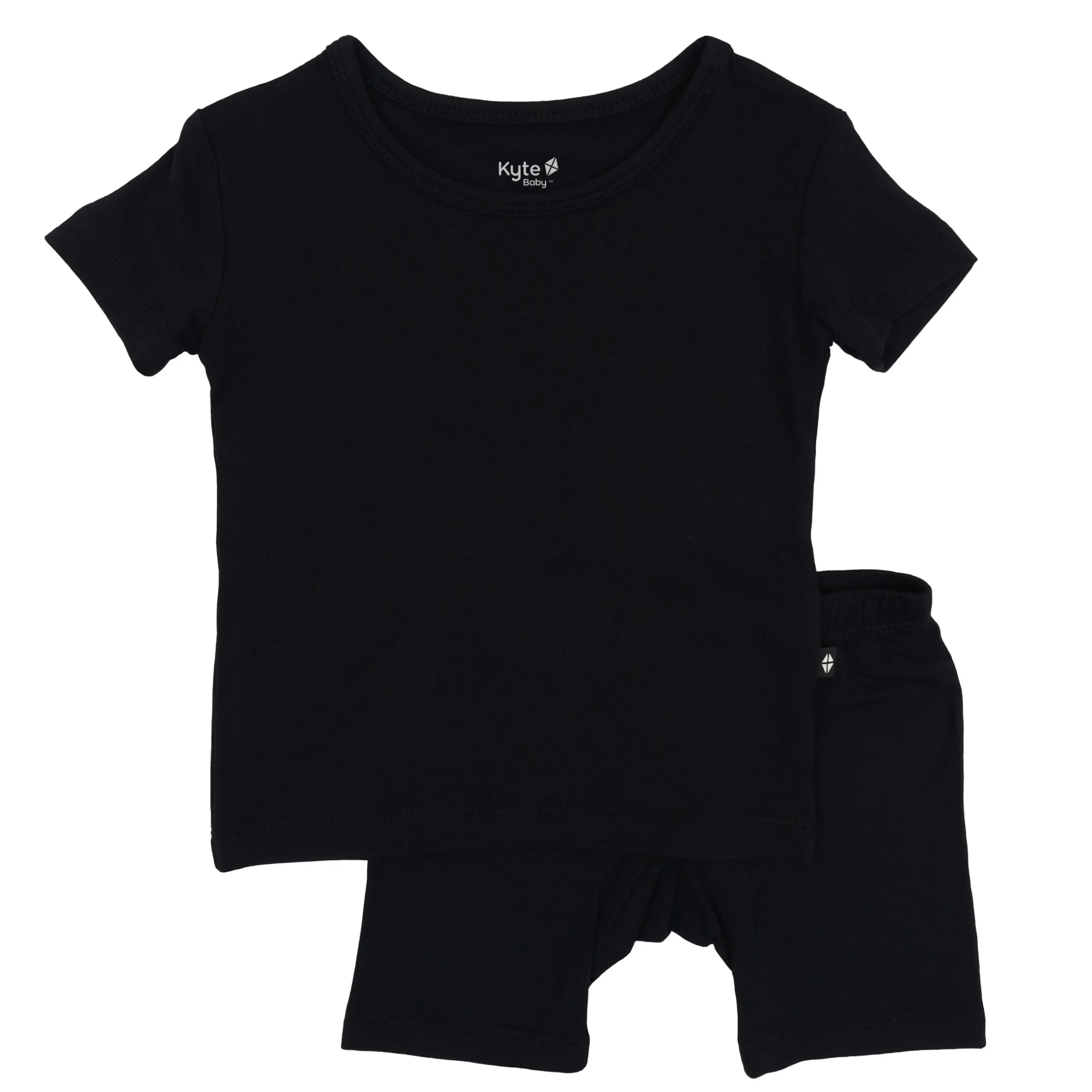 Hot Kyte Baby Short Sleeve Pajamas in Midnight