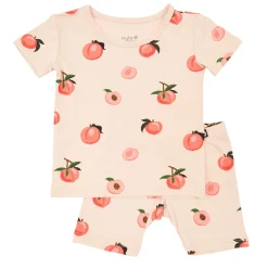 Kyte Baby Short Sleeve Pajamas in Peach