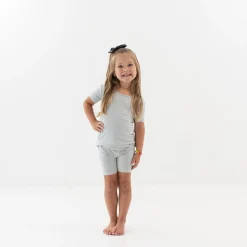 Hot Kyte Baby Short Sleeve Pajamas in Storm