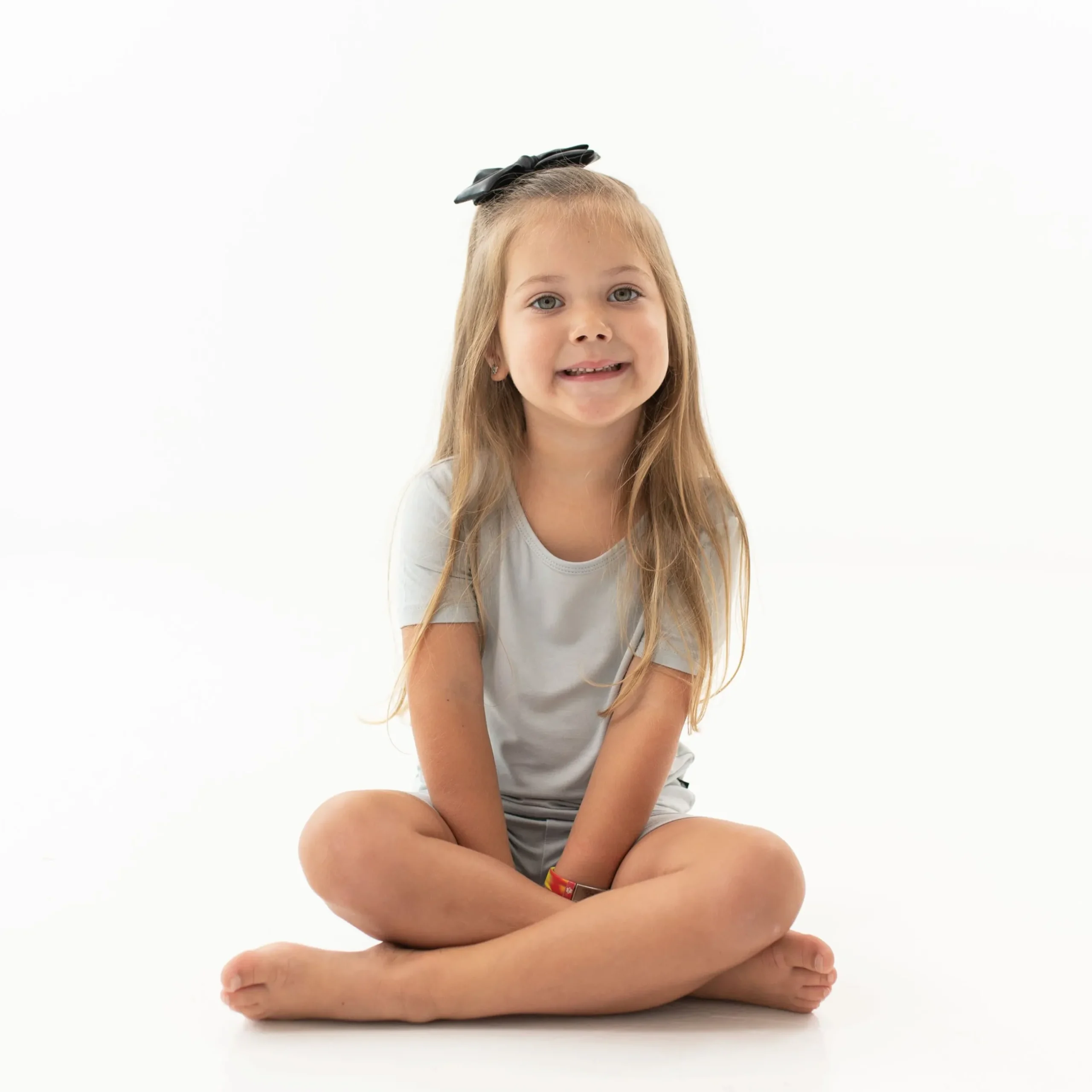 Hot Kyte Baby Short Sleeve Pajamas in Storm