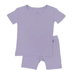 Outlet Kyte Baby Short Sleeve Pajamas in Taro