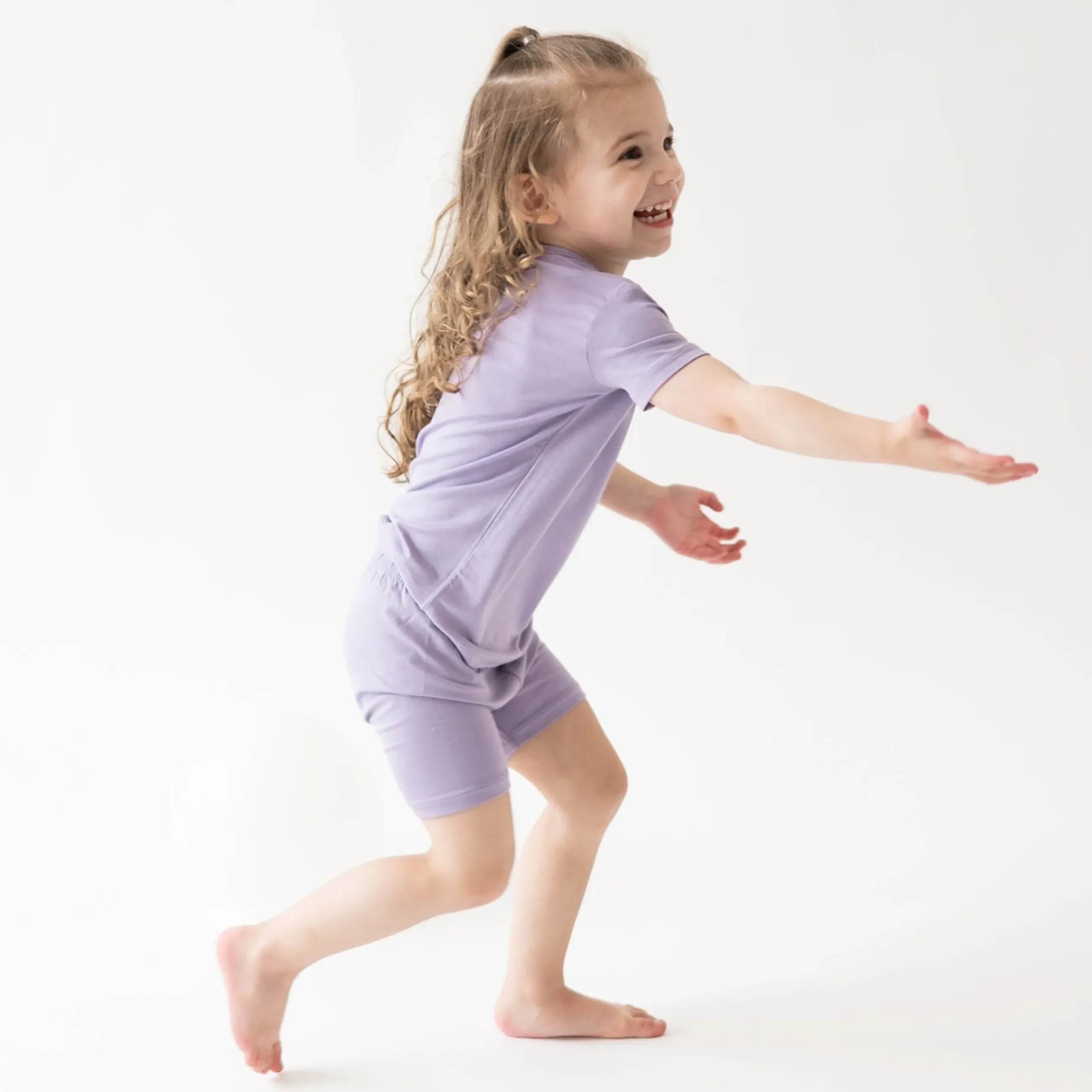 Outlet Kyte Baby Short Sleeve Pajamas in Taro