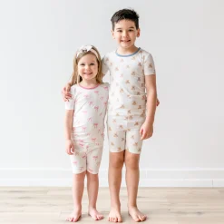 Sale Kyte Baby Short Sleeve Pajamas in Teddy Bear