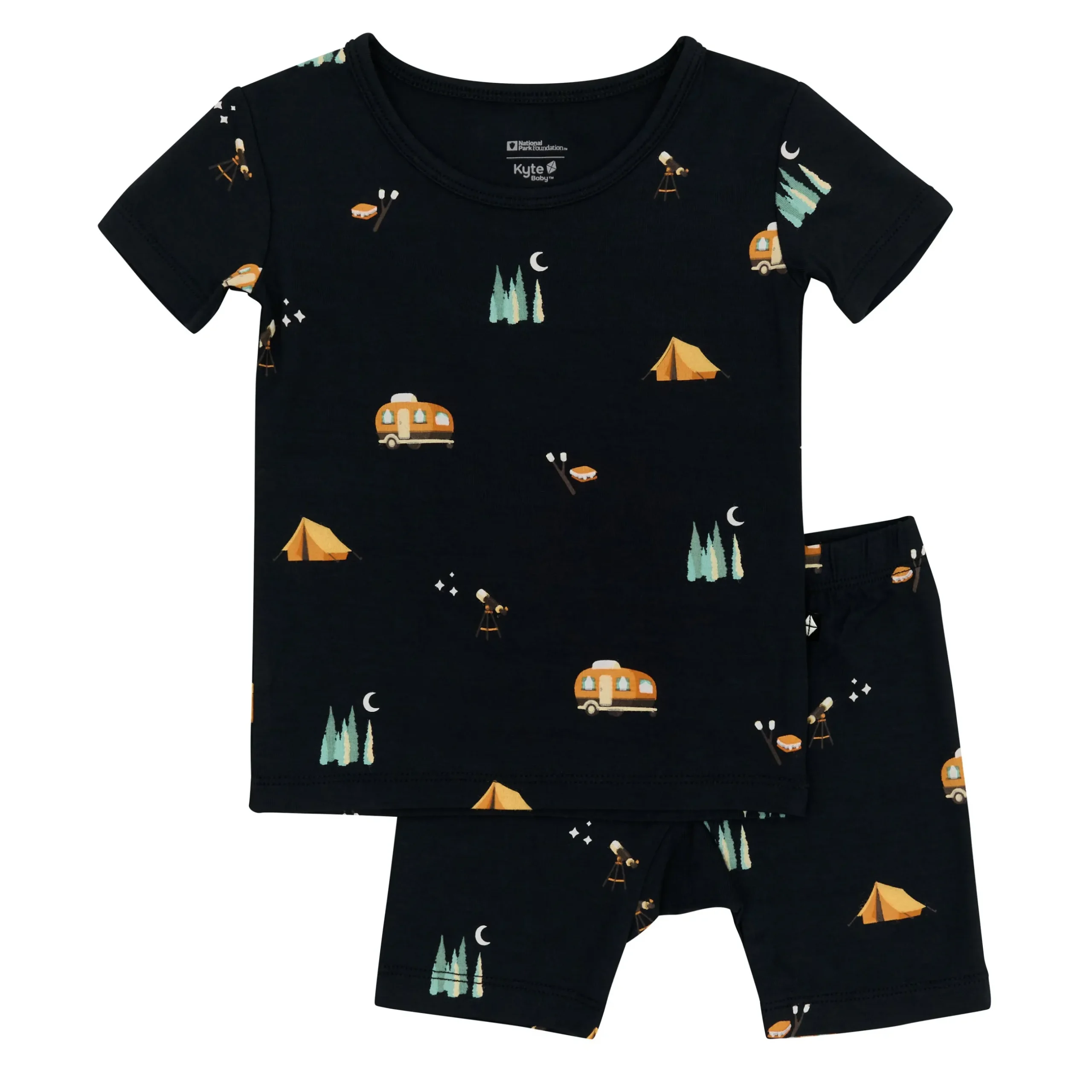 Online Kyte Baby Short Sleeve Pajamas in Under the Stars