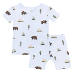New Kyte Baby Short Sleeve Pajamas in Yosemite