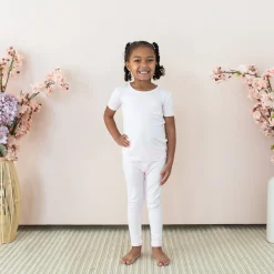 Online Kyte Baby Short Sleeve with Pants Pajamas in Sakura