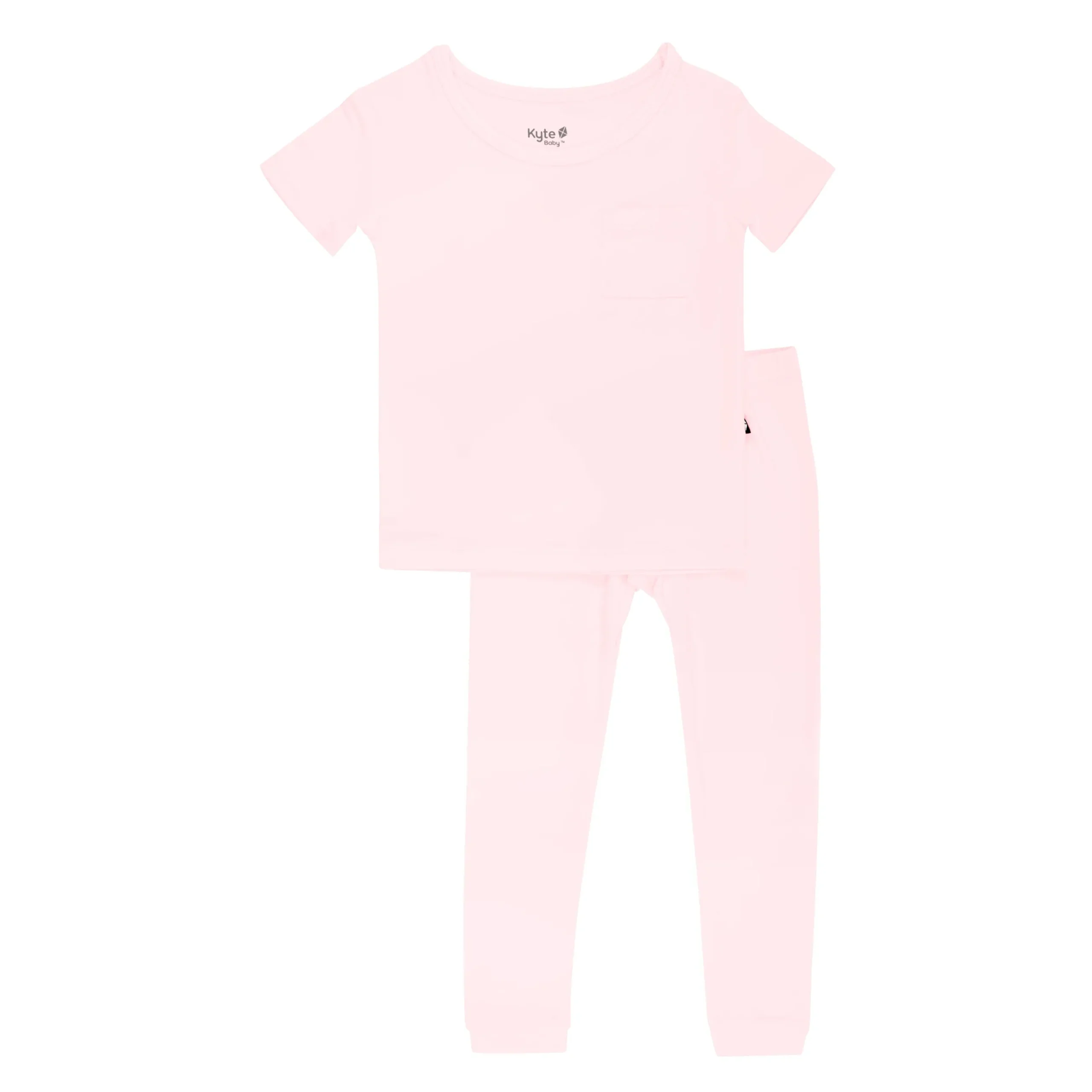 Online Kyte Baby Short Sleeve with Pants Pajamas in Sakura