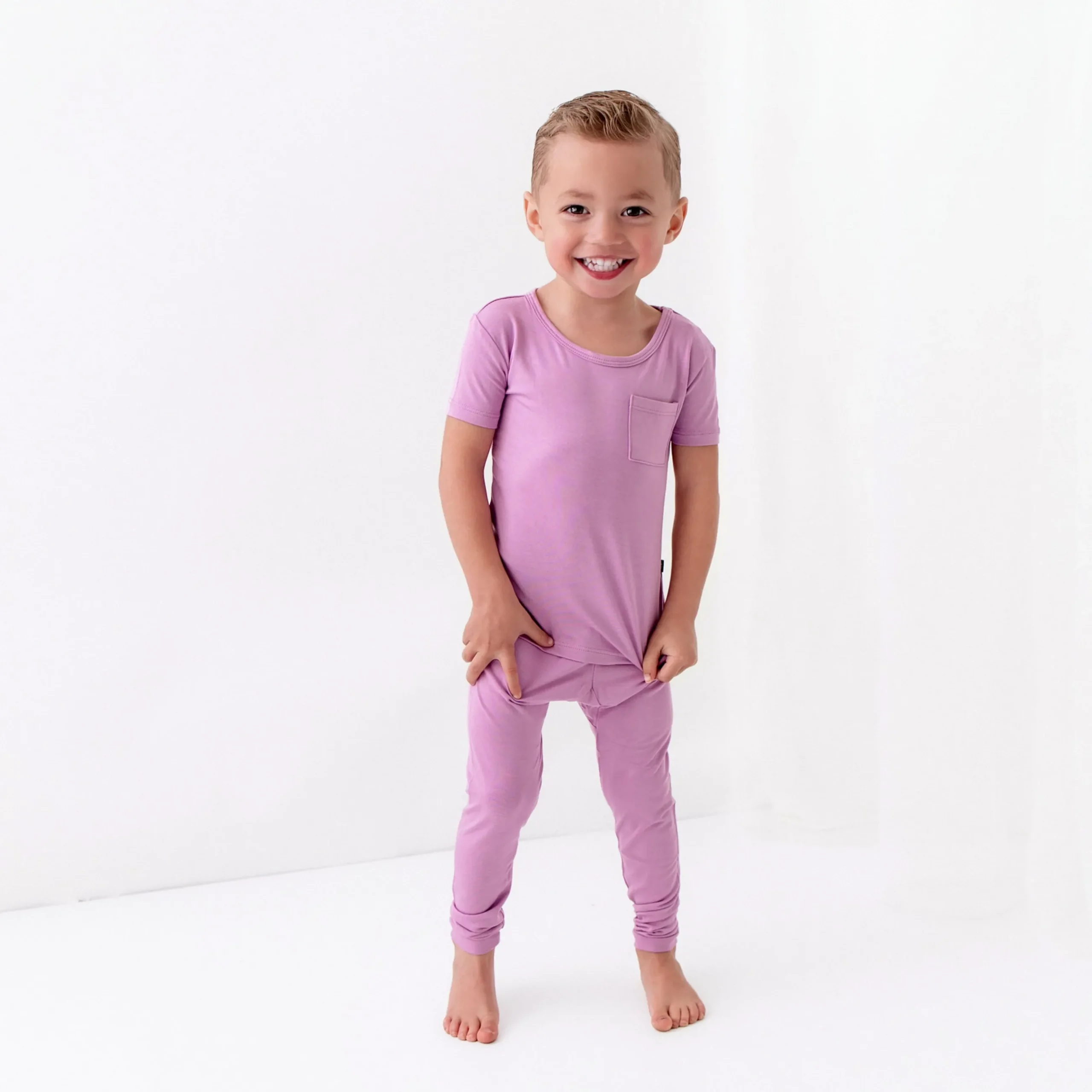 Discount Kyte Baby Short Sleeve with Pants Pajamas in Poi