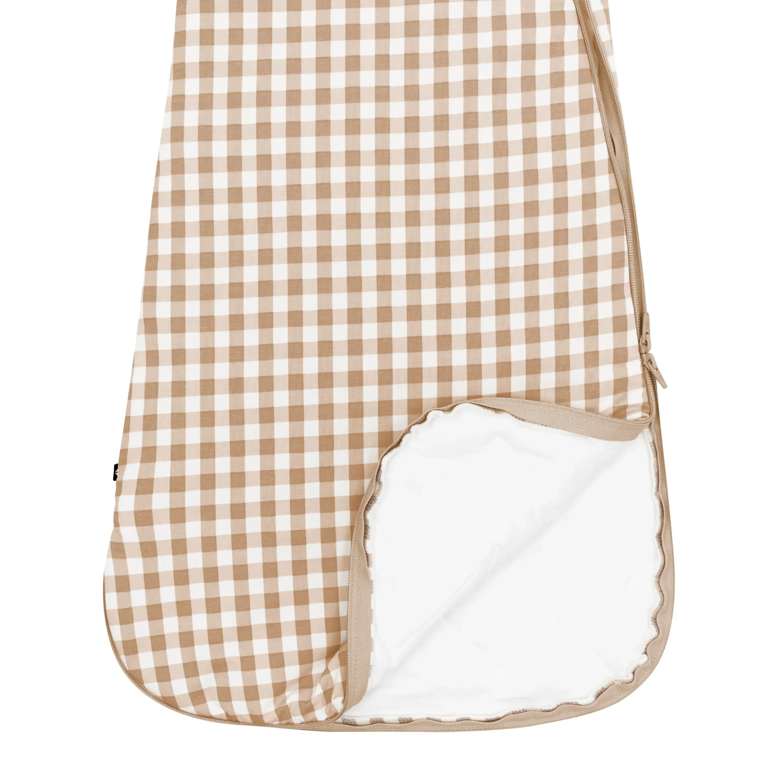 Hot Kyte Baby Sleep Bag in 2.5 Gingham Bisque