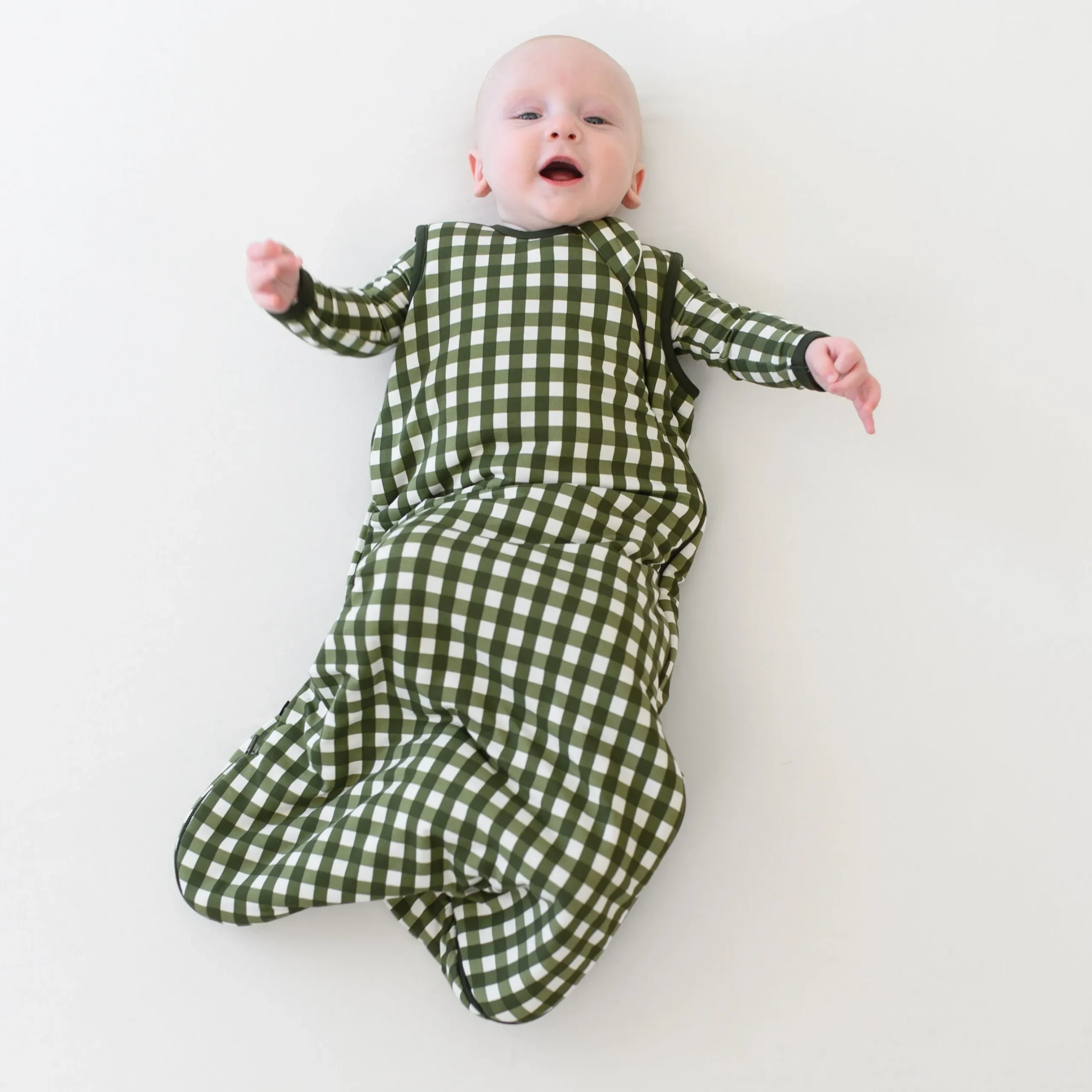 Best Kyte Baby Sleep Bag in 1.0 Gingham Fir