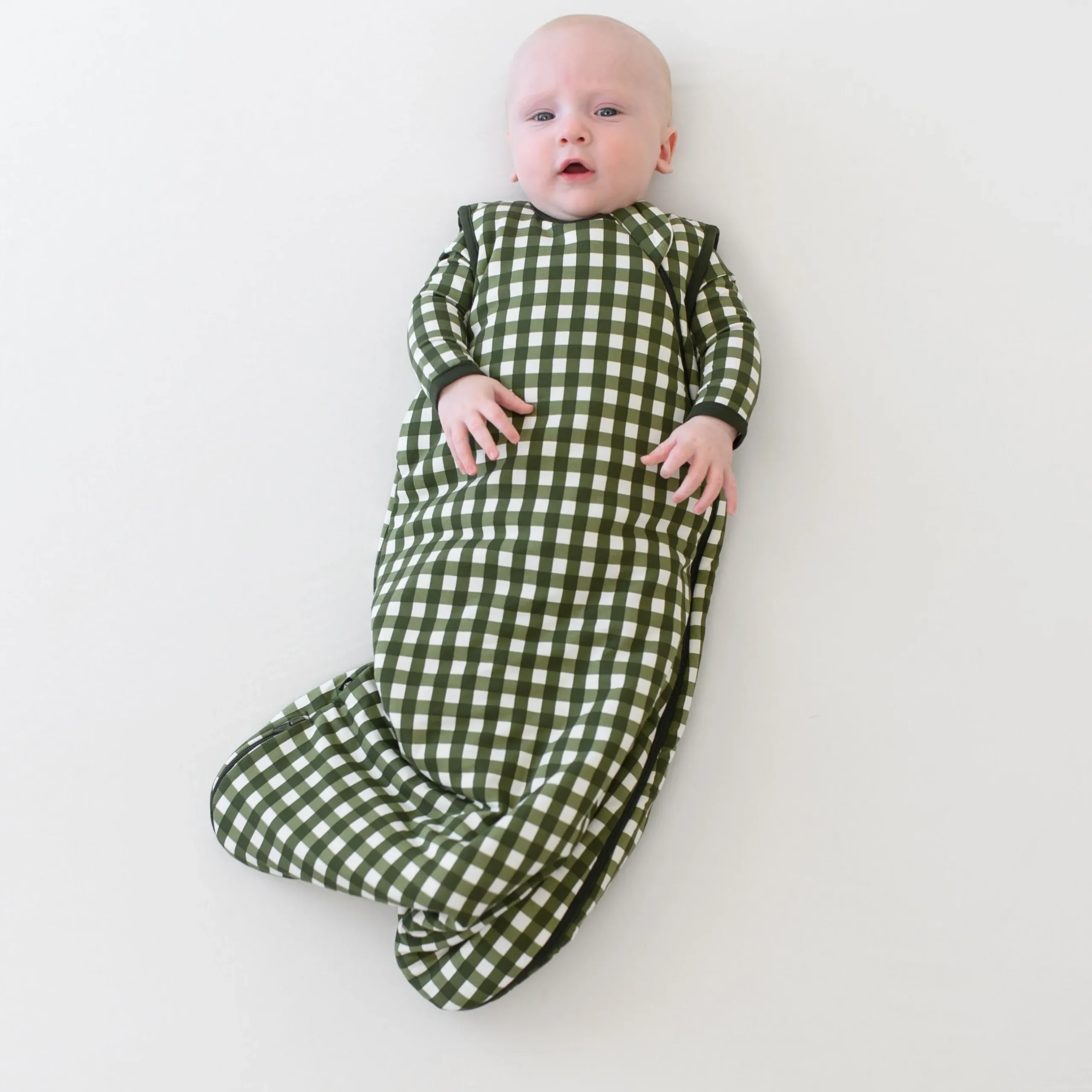 Best Kyte Baby Sleep Bag in 1.0 Gingham Fir