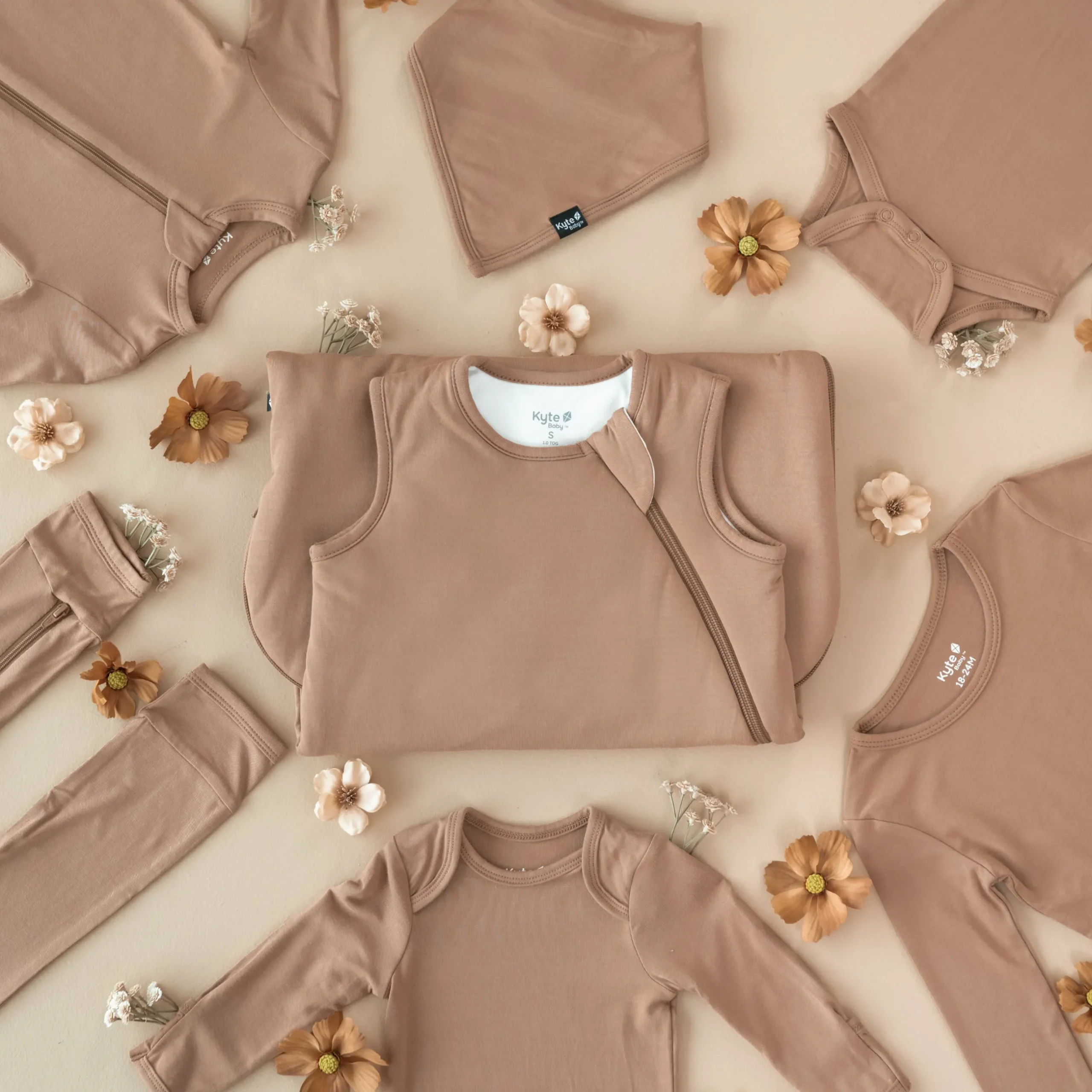 Hot Kyte Baby Sleep Bag in 2.5 Latte