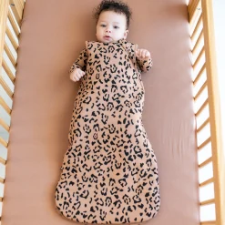 Clearance Kyte Baby Sleep Bag in 2.5 Latte Leopard