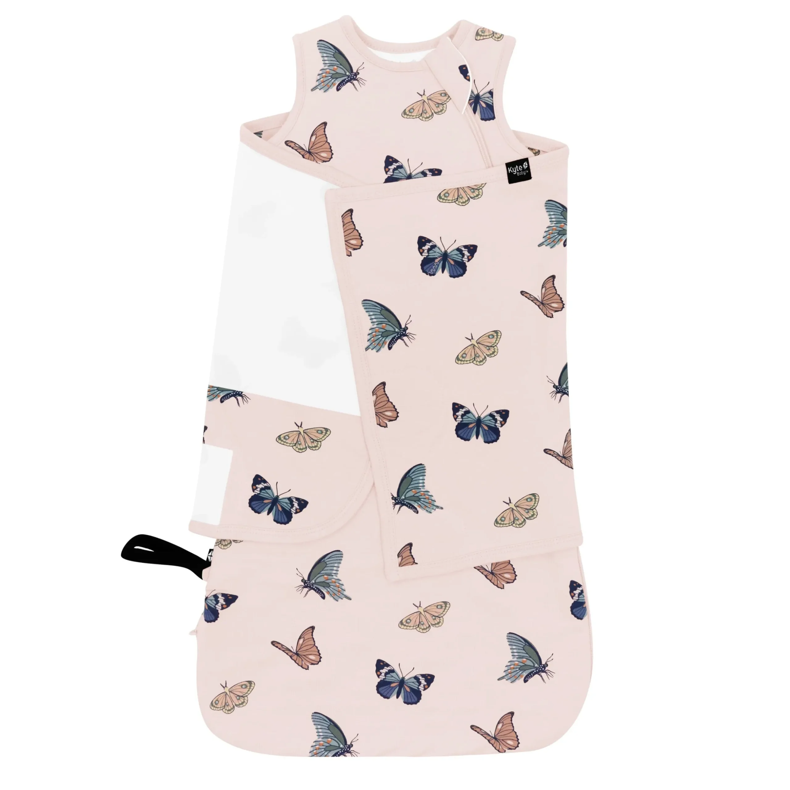 Outlet Kyte Baby Sleep Bag Swaddler in 1.0 Blush Butterfly