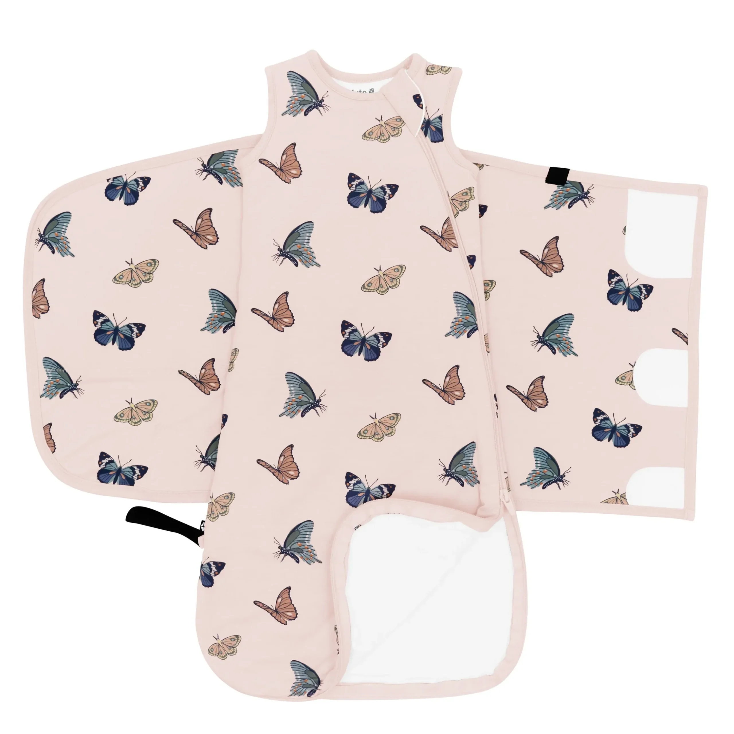 Outlet Kyte Baby Sleep Bag Swaddler in 1.0 Blush Butterfly