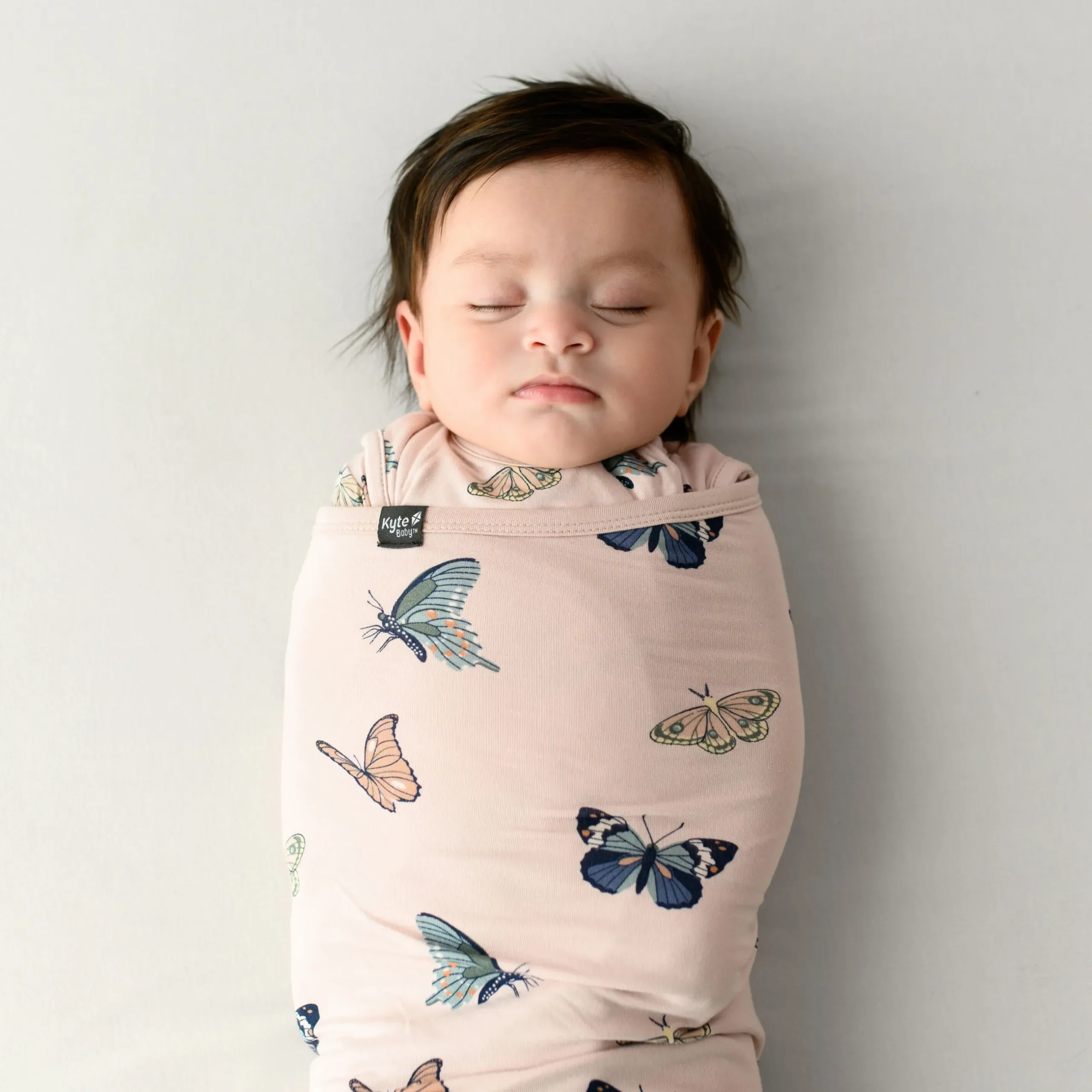 Clearance Kyte Baby Sleep Bag Swaddler in Blush Butterfly 0.5
