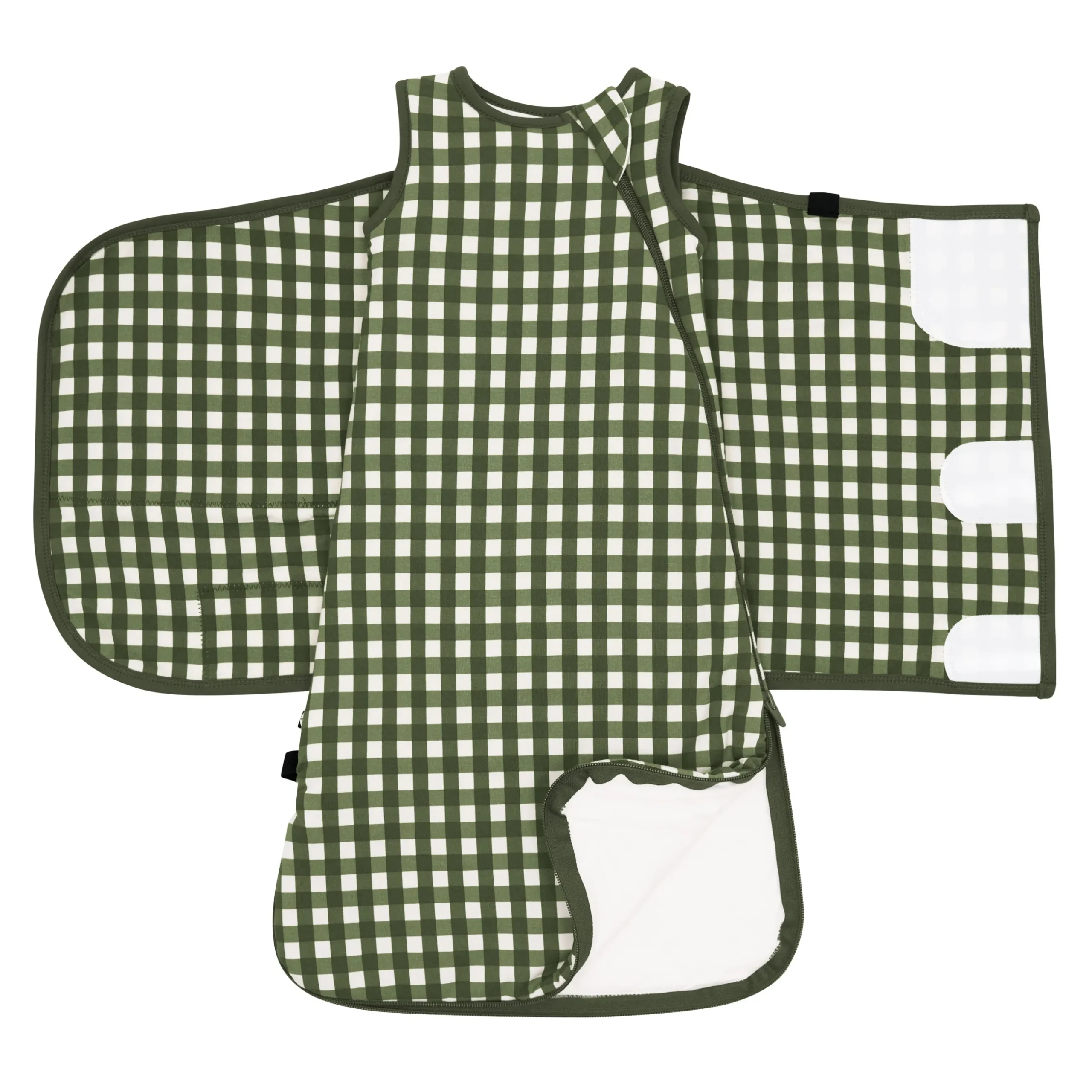 Online Kyte Baby Sleep Bag Swaddler in 1.0 Gingham Fir