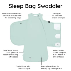 Online Kyte Baby Sleep Bag Swaddler in 1.0 Sage