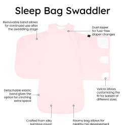 New Kyte Baby Sleep Bag Swaddler in 1.0 Sakura