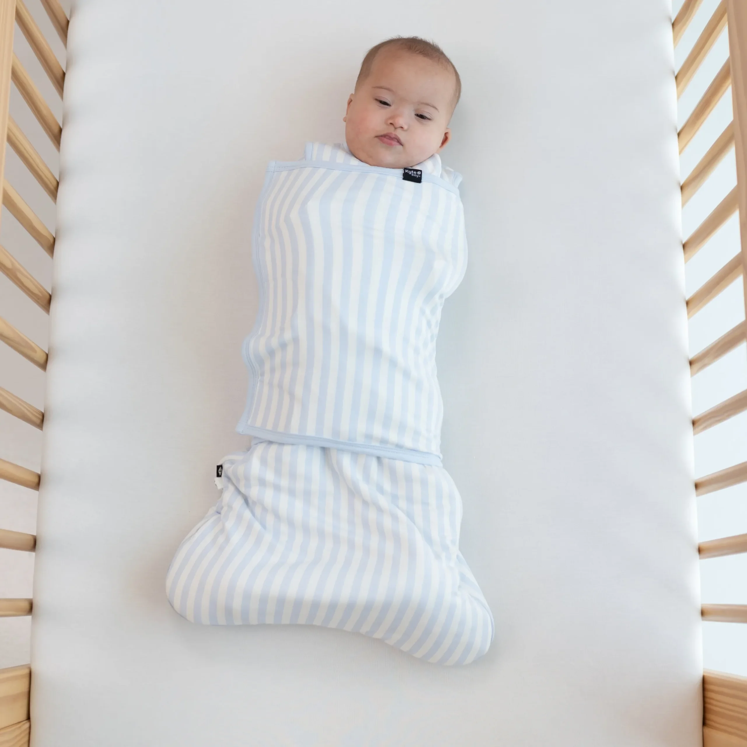 Kyte Baby Sleep Bag Swaddler in Small Mist Stripe 1.0