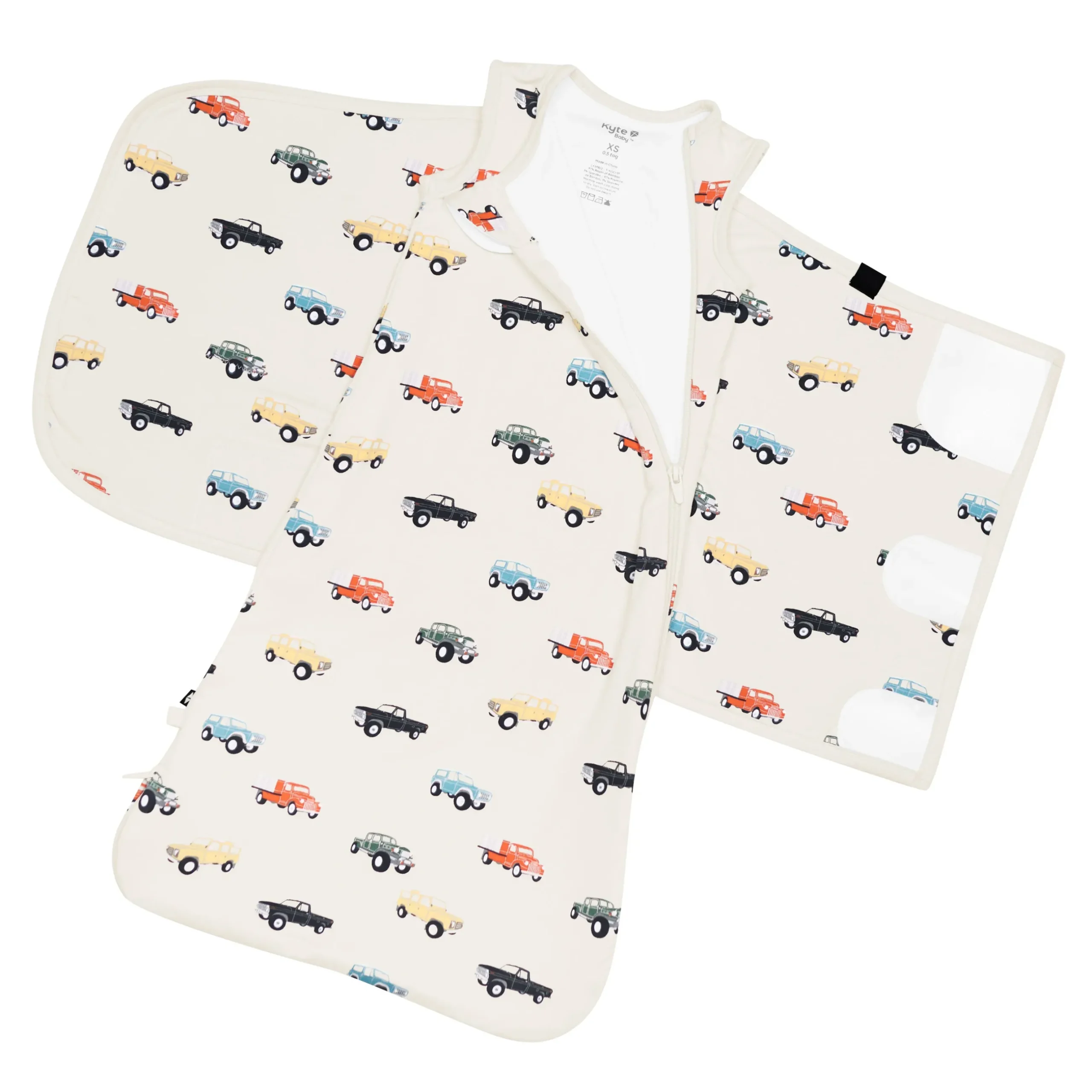 Discount Kyte Baby Sleep Bag Swaddler in 0.5 Vintage Truck