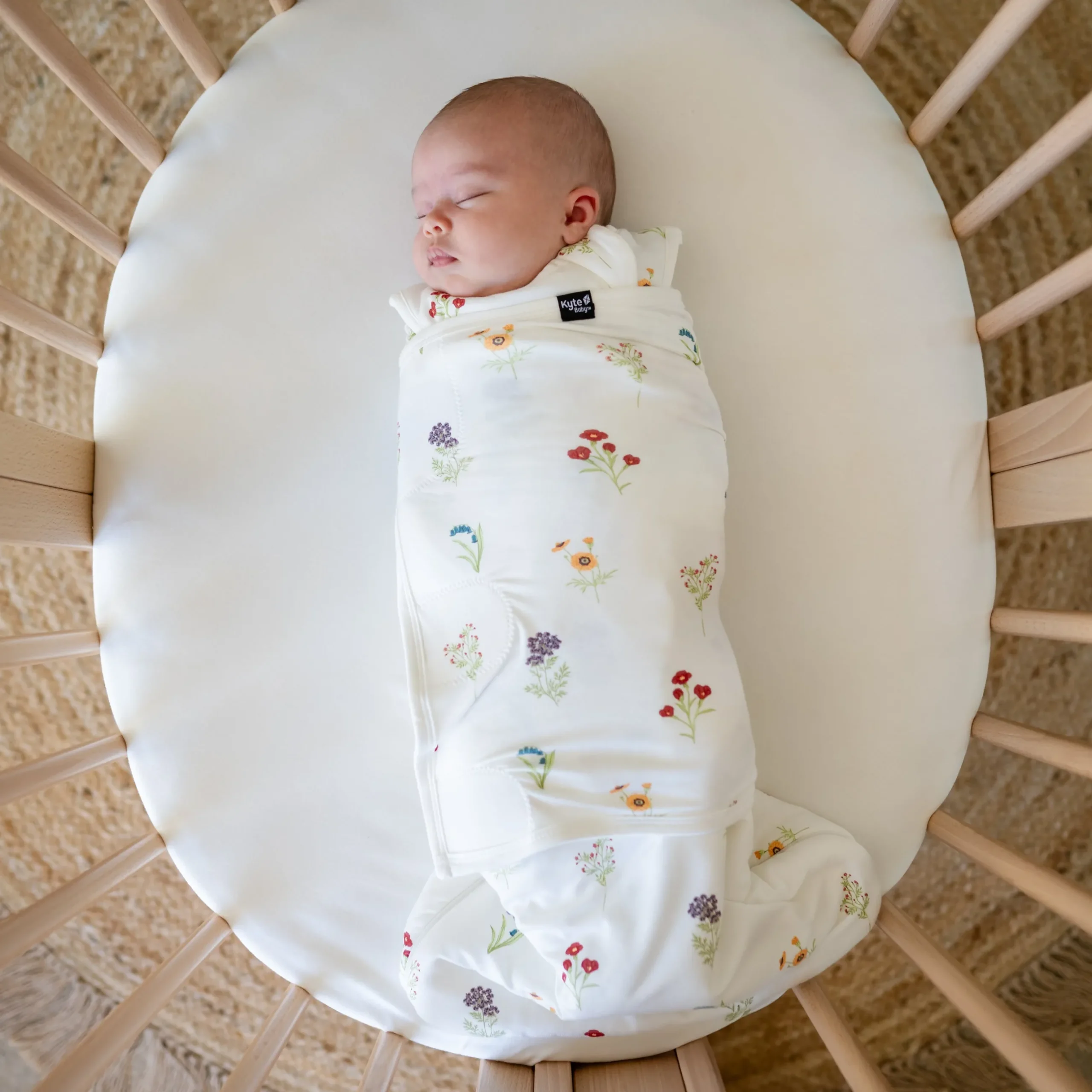 New Kyte Baby Sleep Bag Swaddler in 1.0 Wildflower