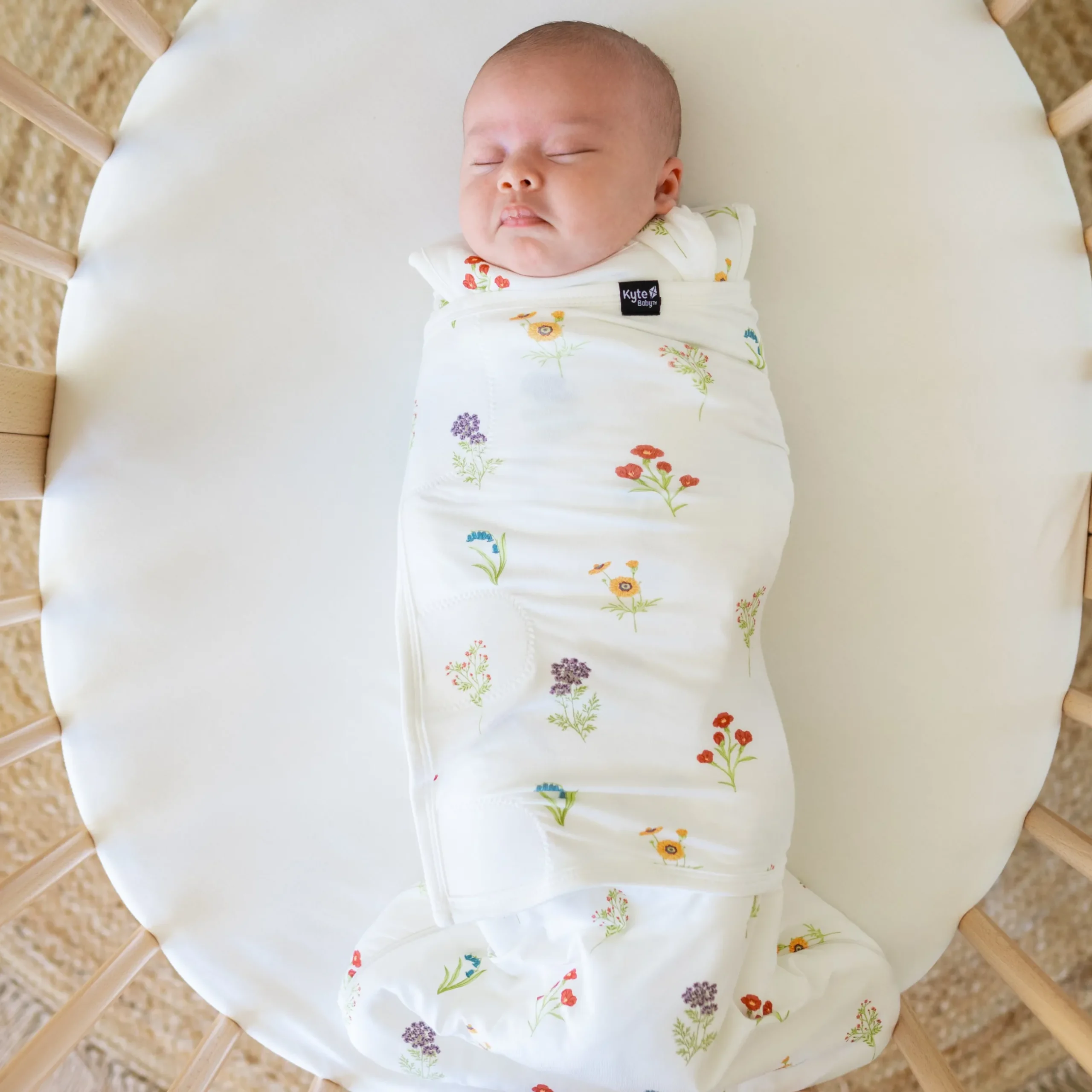 New Kyte Baby Sleep Bag Swaddler in 1.0 Wildflower
