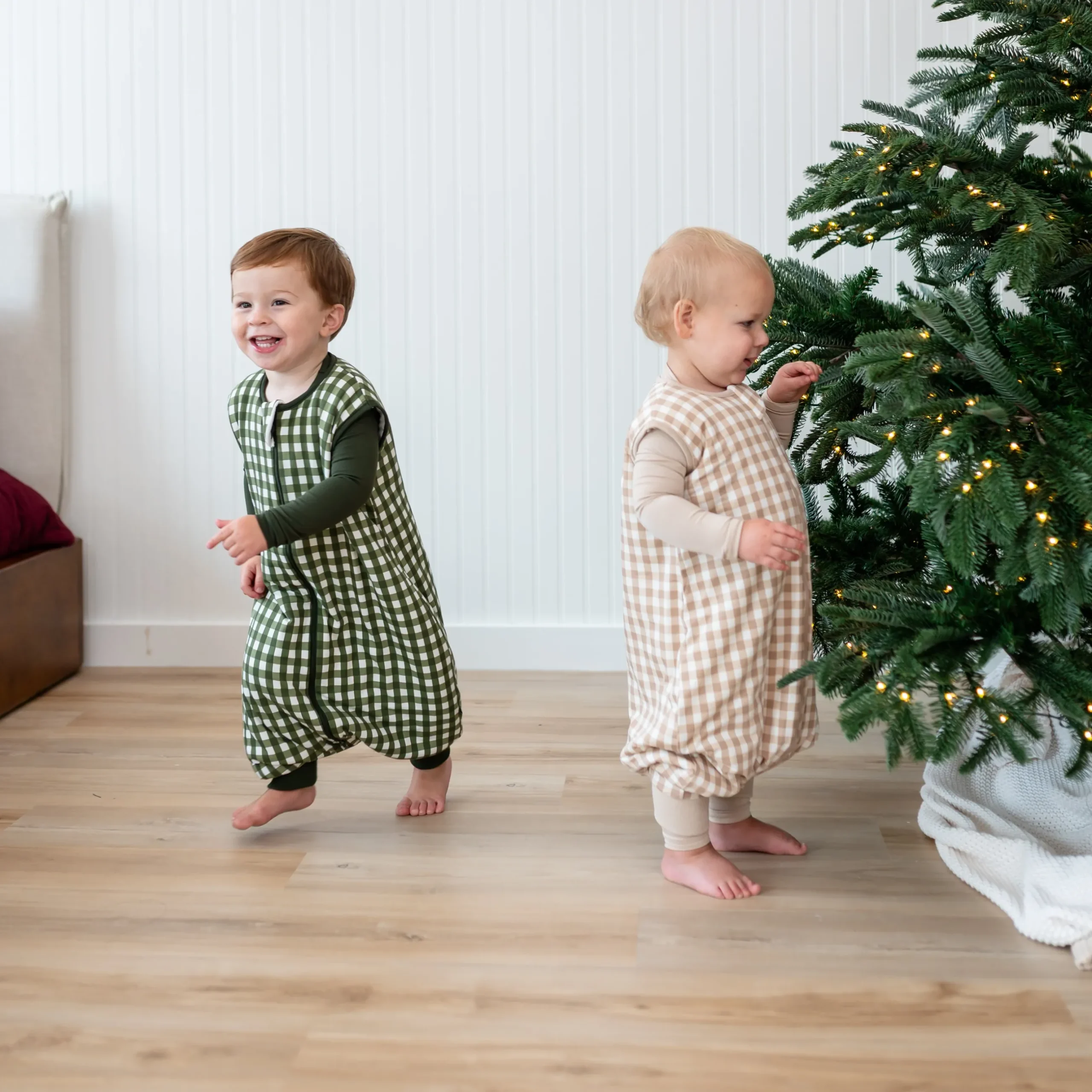 Sale Kyte Baby Sleep Bag Walker in 1.0 Gingham Fir