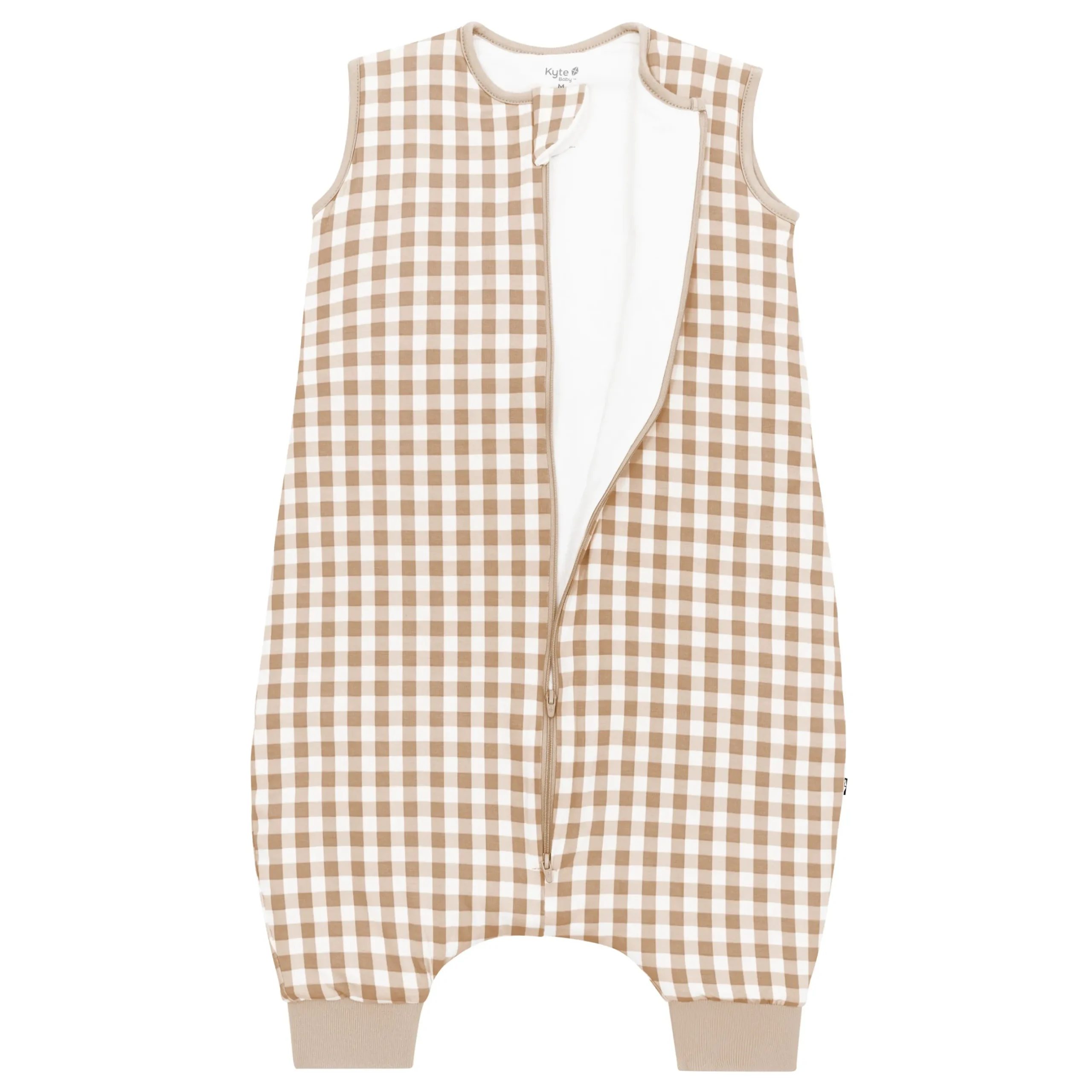 Kyte Baby Sleep Bag Walker in 2.5 Gingham Bisque