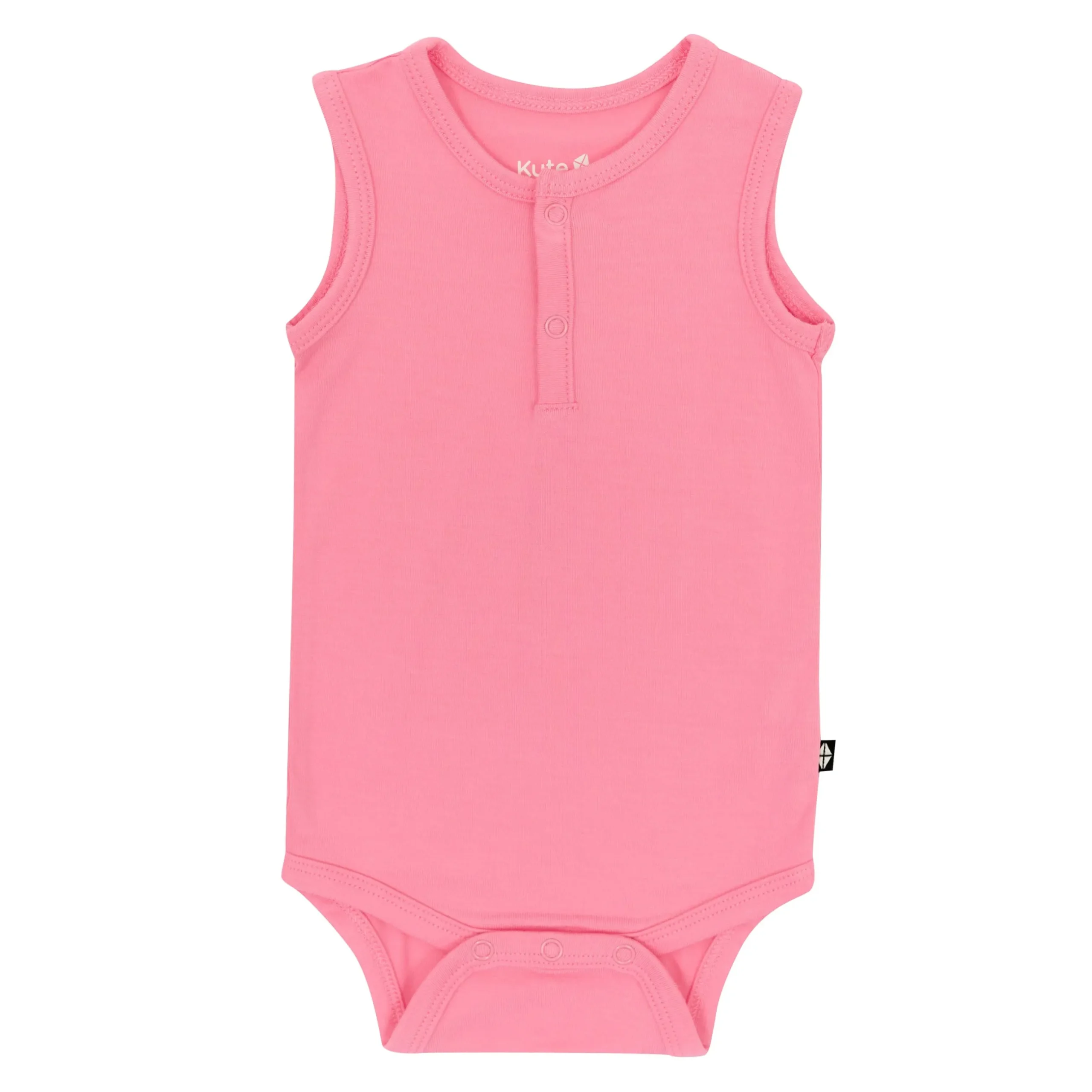 Discount Kyte Baby Sleeveless Bodysuit in Guava